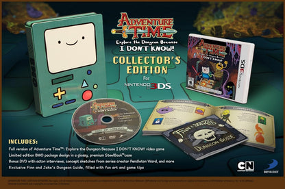 Adventure Time: Explore the Dungeon Because I Don't Know [Collector's Edition] components for Nintendo 3DS (3DS) action adventure video game