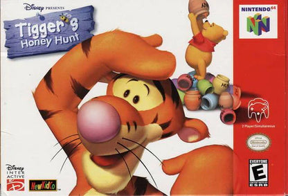 Disney Tiggers Honey Hunt cover art for Nintendo 64 N64 video game