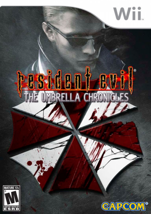Resident Evil: The Umbrella Chronicles cover art for Nintendo Wii (Wii) video game
