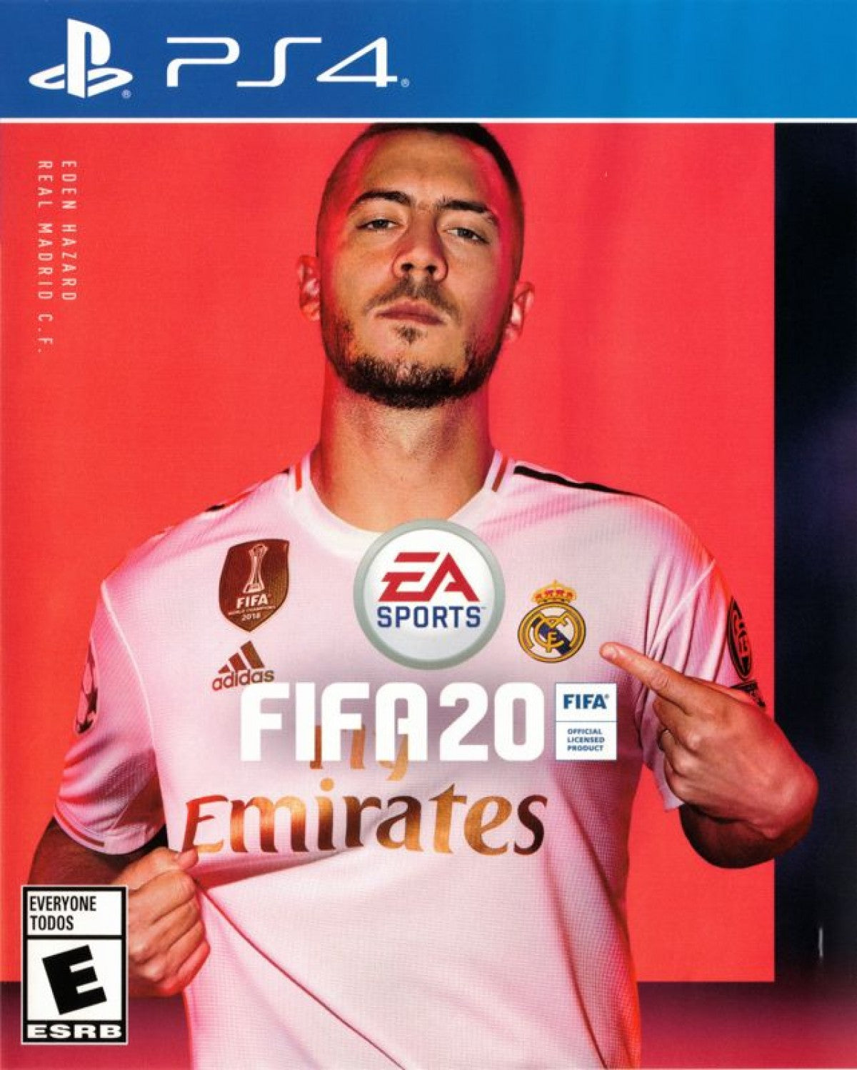 FIFA 20 retro PlayStation 4 video game featuring realistic football gameplay, online multiplayer matches, Ultimate Team competition and classic PS4 entertainment - cover art