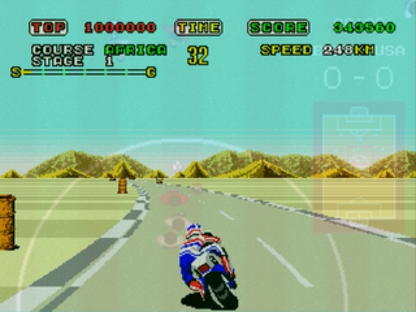 Super Hang-On gameplay for Sega Genesis (GEN) video game