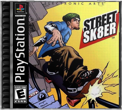 Street Sk8er PS1 PlayStation 1 skateboarding sports game arcade style tricks combos street skating Tony Hawk style gameplay retro video game cover art