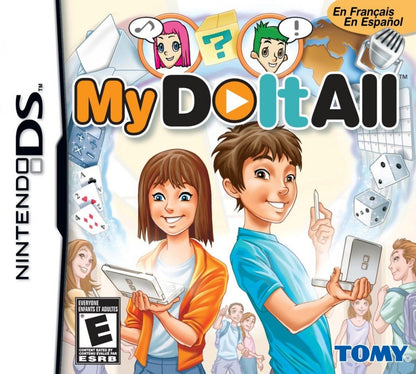 My DoItAll Nintendo DS DS educational and utility software featuring interactive activities practical tools everyday learning functions touchscreen controls and classic Nintendo DS DS functionality collectible gaming appeal front cover art