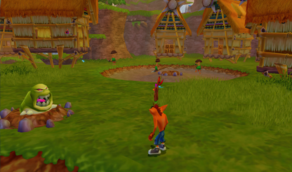 Crash Twinsanity for PlayStation 2 with 3D platforming adventure and comedic gameplay gameplay