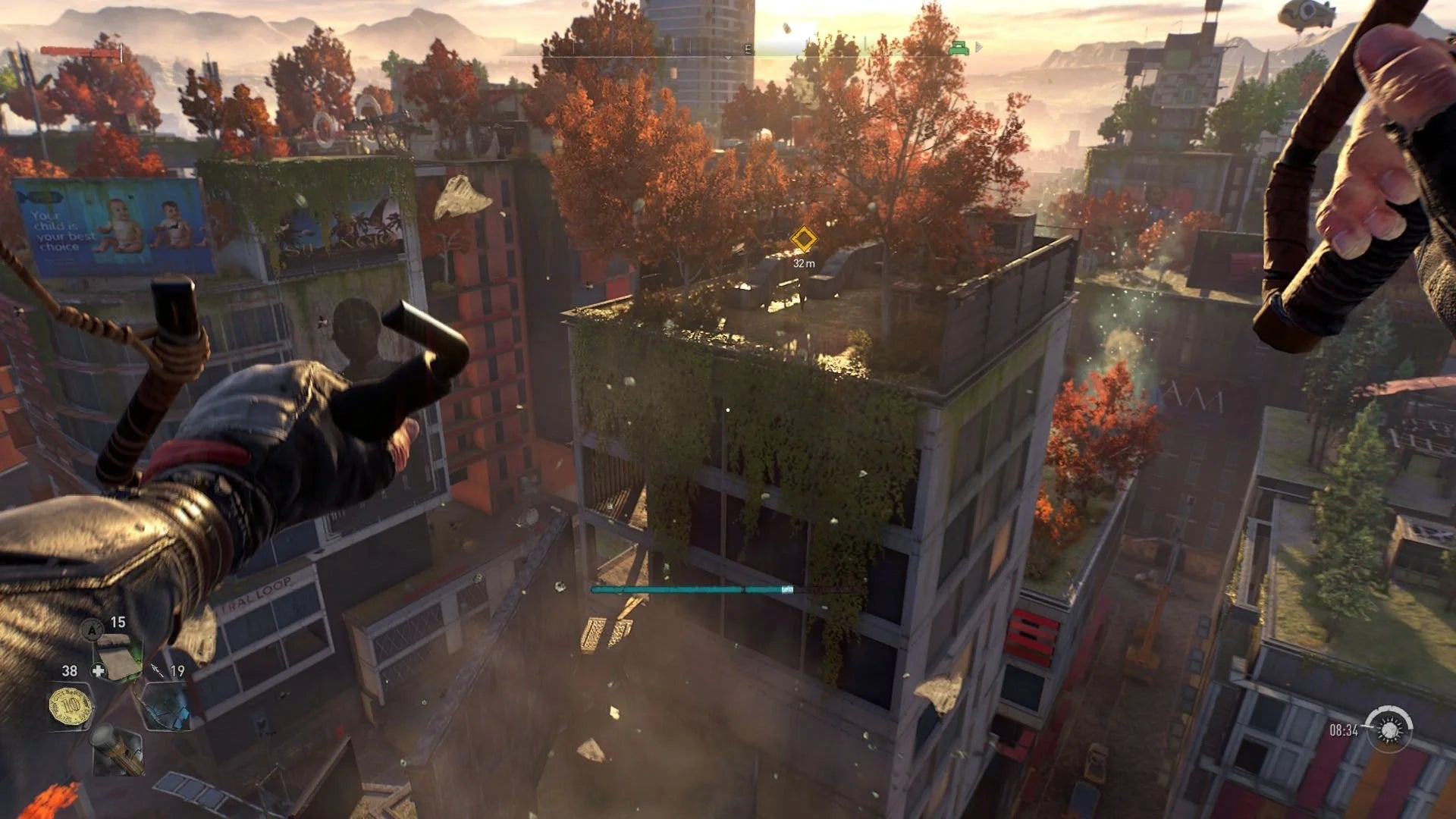 Dying Light 2 Stay Human Xbox Series X/S open-world zombie action game with parkour traversal combat and player-driven story decisions gameplay