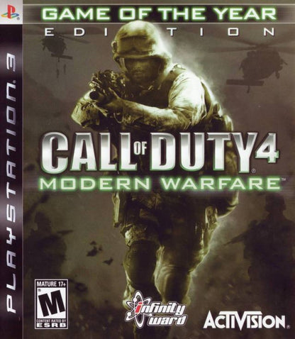 Call of Duty 4: Modern Warfare [Game of the Year] cover art for PlayStation 3 (PS3) video game