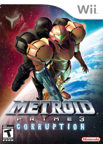 Metroid Prime 3: Corruption cover art for Nintendo Wii (Wii) video game
