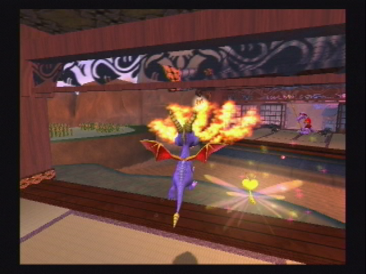 Spyro: Enter the Dragonfly – PlayStation 2 (PS2) video game gameplay, 3D platformer.