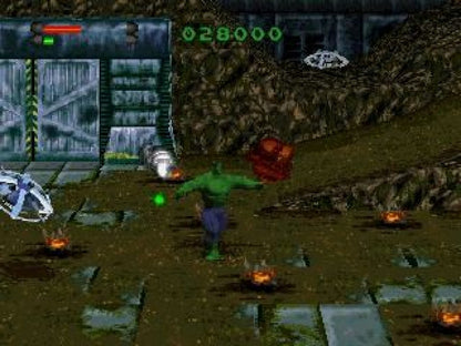 Incredible Hulk: The Pantheon Saga retro superhero action fighting game for PlayStation 1 (PS1) gameplay