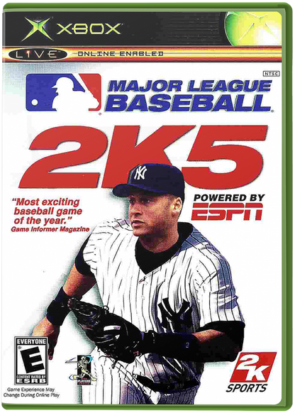 Major League Baseball 2K5 – Xbox (XBOX) cover art for video game for XBOX