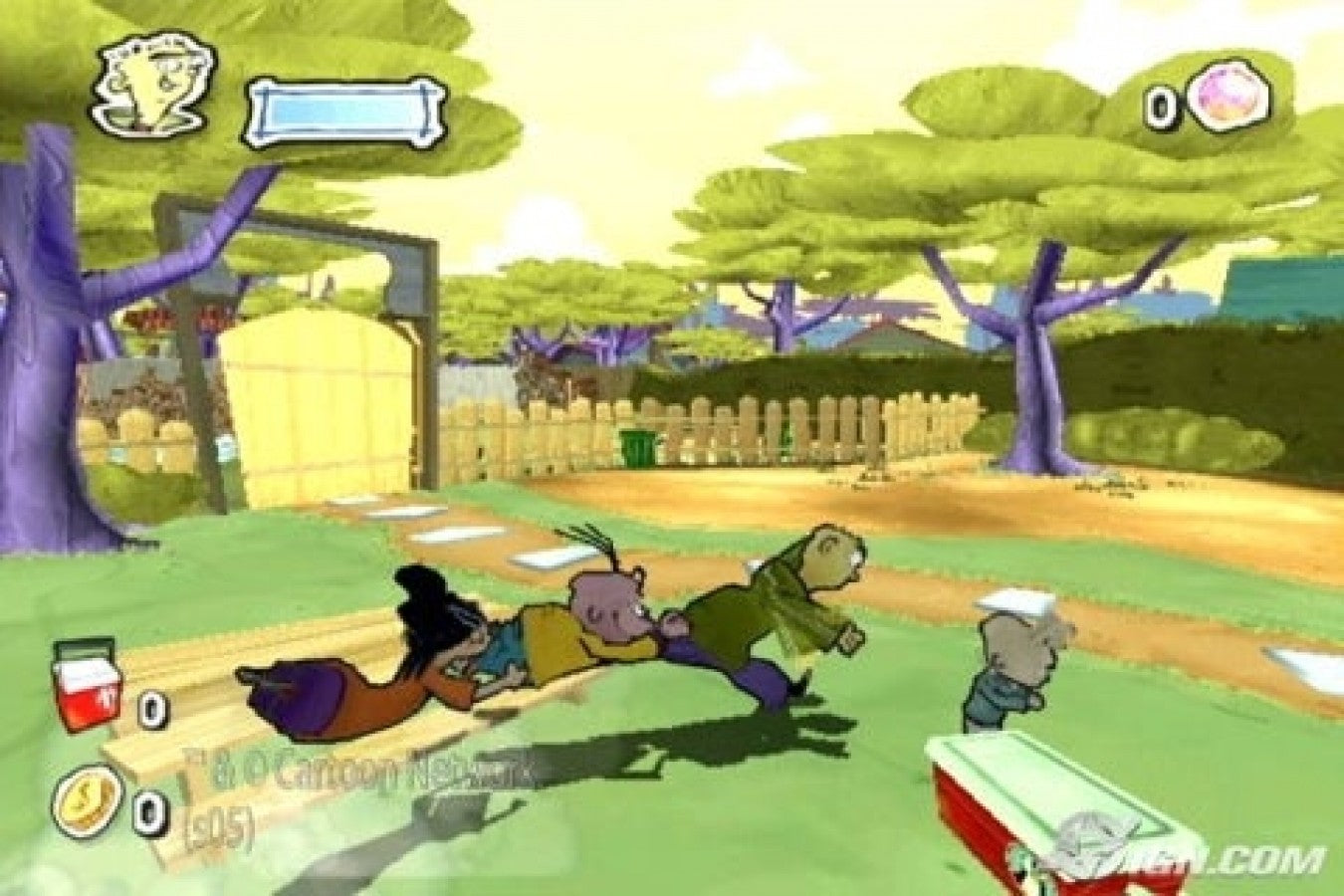 Ed Edd n Eddy The Mis Edventures for Nintendo GameCube action platformer video game featuring Cartoon Network characters slapstick humor cartoon inspired levels and classic animated series gameplay experience gameplay