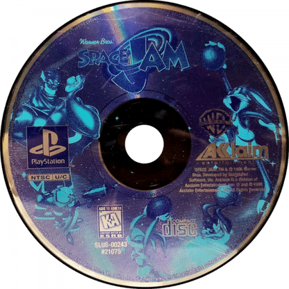 Space Jam disc for PlayStation 1 (PS1) basketball sports video game