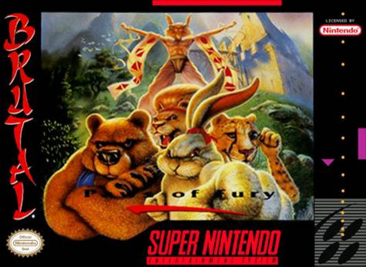 Brutal Paws of Fury cover art for Super Nintendo Entertainment System (SNES) video game