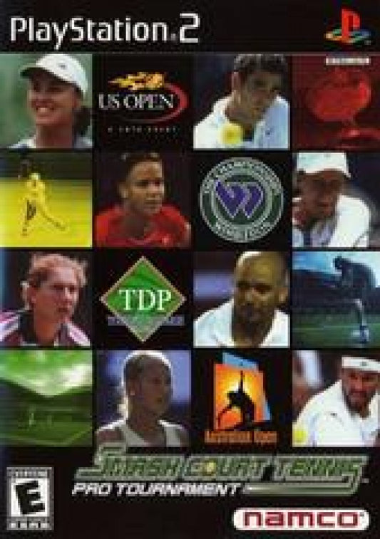 Smash Court Tennis Pro Tournament cover art for PlayStation 2 (PS2) video game