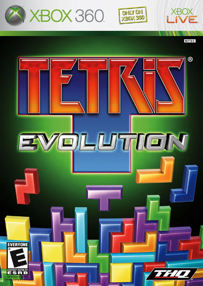 Tetris: Evolution cover art for Xbox 360 (X360) puzzle video game