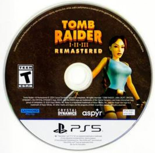 Tomb Raider I–III Remastered for PlayStation 5 with updated classic adventure collection features disc