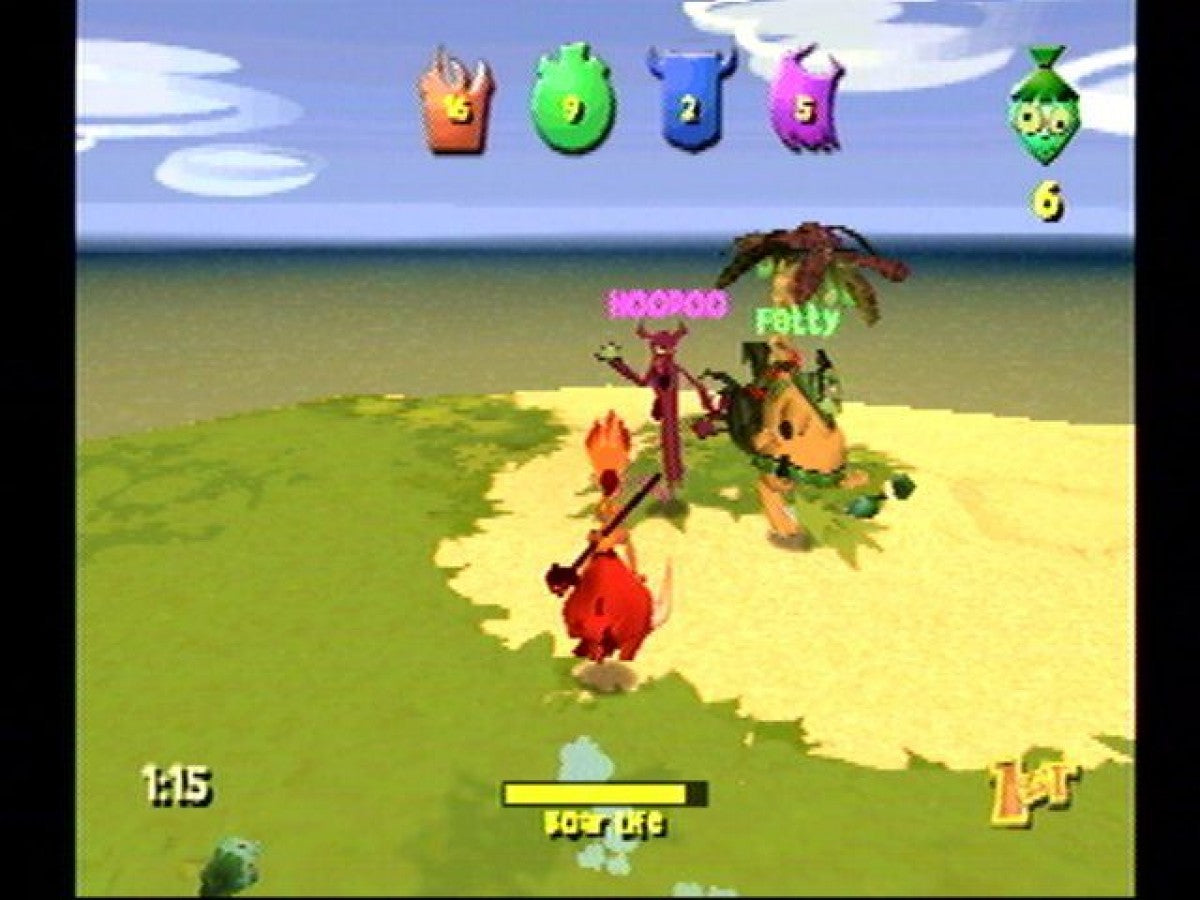 Ooga Booga Sega Dreamcast retro video game action party game gameplay