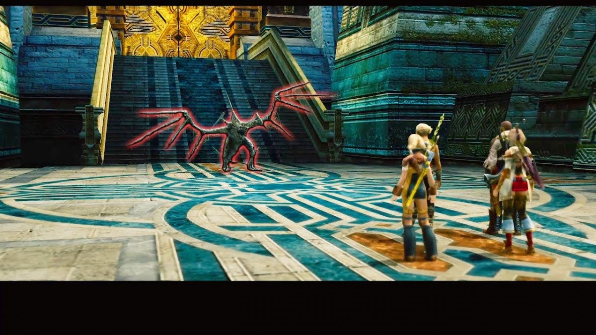 Final Fantasy XII from the Greatest Hits collection for the PlayStation 2 featuring open world style RPG gameplay with real time combat expansive fantasy world exploration and cinematic storytelling in the kingdom of Ivalice gameplay