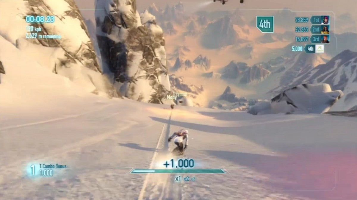SSX gameplay for PlayStation 3 (PS3) video game