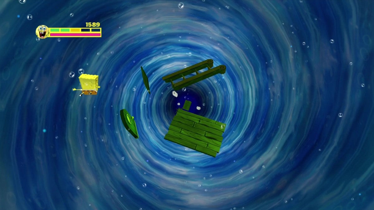 SpongeBob SquarePants: Plankton's Robotic Revenge gameplay for Xbox 360 (X360) action-adventure platformer video game