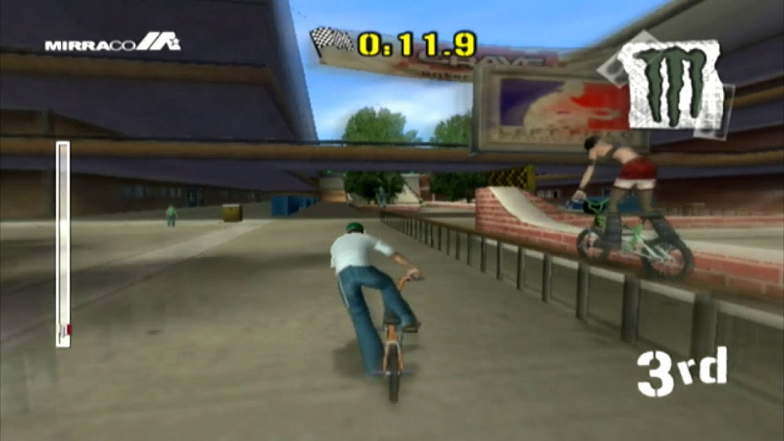 Dave Mirra BMX Challenge gameplay art for Nintendo Wii (Wii) video game 