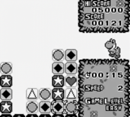 Tetris Attack Game Boy puzzle video game panel matching mechanics Yoshi themed falling blocks combo system gameplay