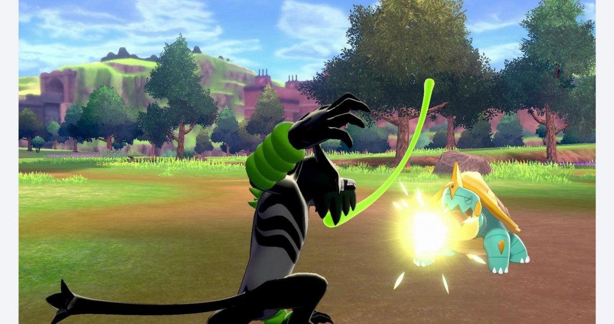 Pokemon Shield gameplay image for Nintendo Switch NS video game