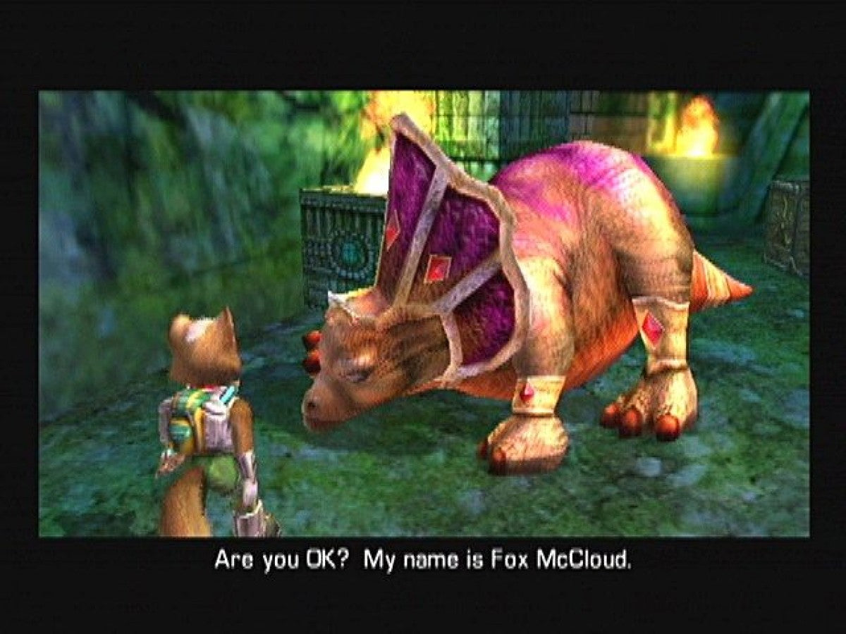 Starfox: Adventures gameplay for Nintendo GameCube (GC) action adventure video game