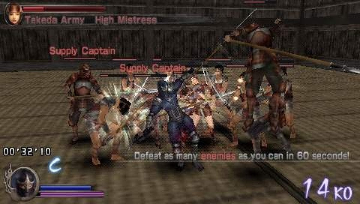 Samurai Warriors State of War gameplay for PlayStation Portable (PSP) video game