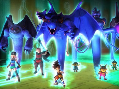 Blue Dragon Plus cartridge for the Nintendo DS featuring real time strategy RPG gameplay with shadow based combat customizable units and story driven missions in the Blue Dragon universe gameplay