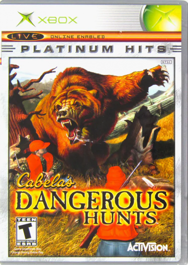 Cabela's Dangerous Hunts [Platinum Hits] cover art for Xbox (XBOX) video game 