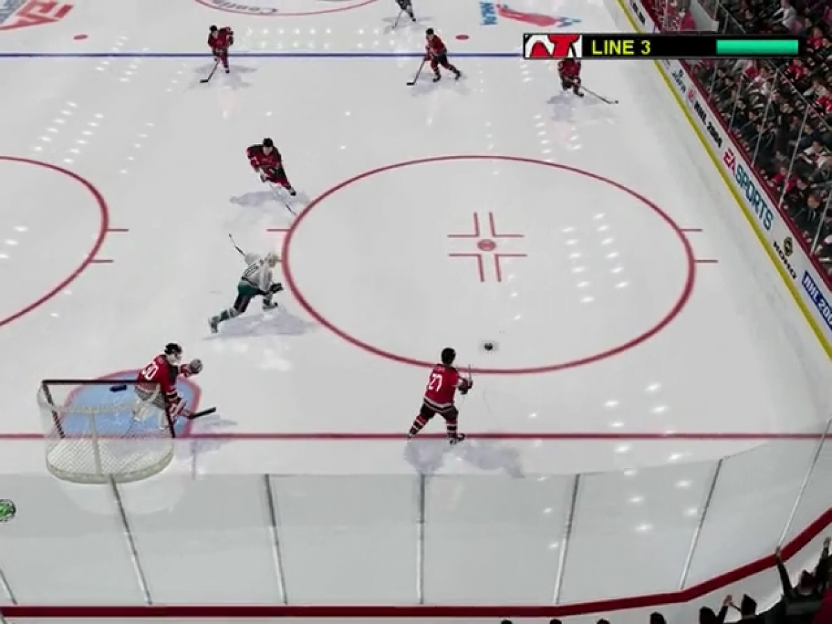 NHL 2004 [Dany Heatley Cover] gameplay for Nintendo GameCube (GC) hockey sports video game