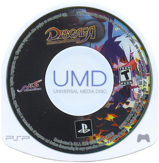 Disgaea: Afternoon of Darkness retro PSP video game Disgaea Afternoon of Darkness tactical RPG anime style strategy turn based combat fantasy role playing game handheld release UMD