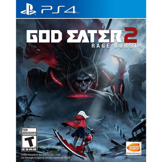 God Eater 2: Rage Burst cover art for PlayStation 4 (PS4) video game