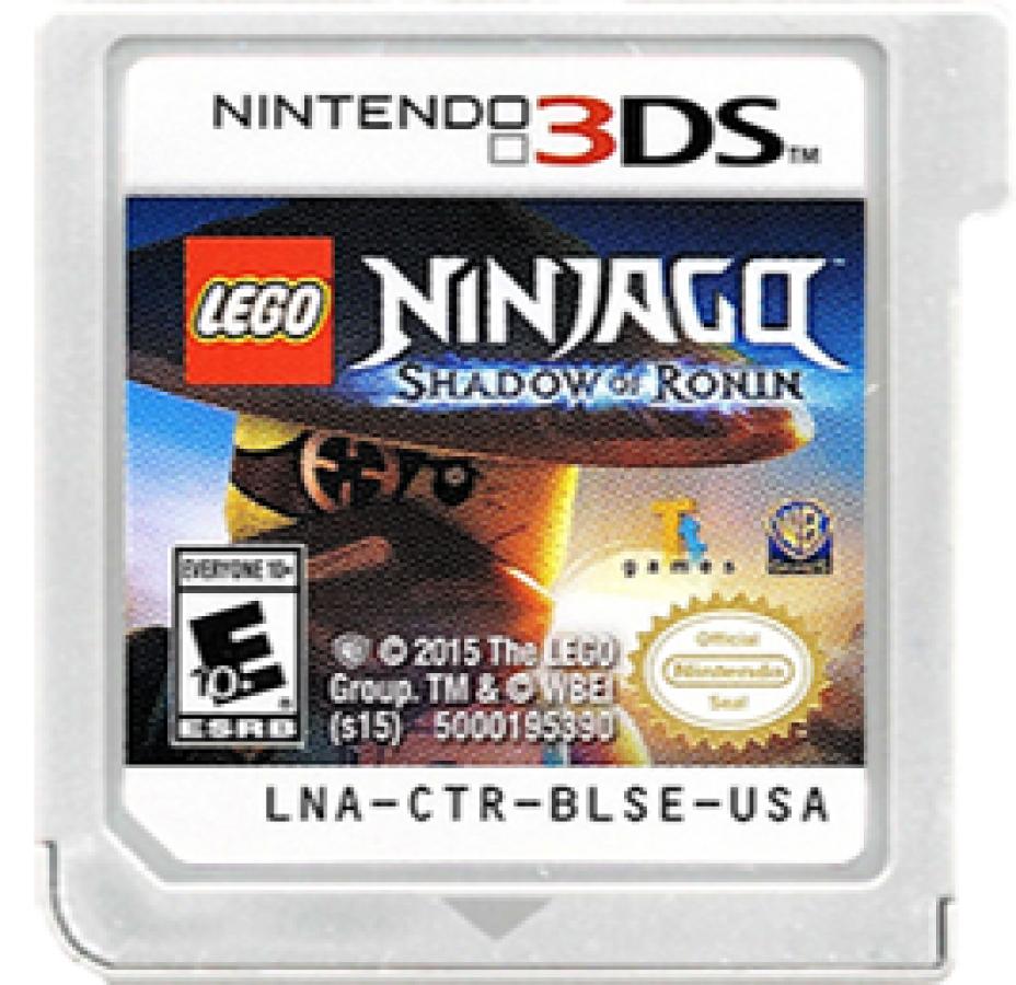 LEGO Ninjago: Shadow of Ronin cartridge for Nintendo 3DS (3DS) action adventure video game