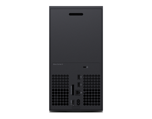 Xbox Series X Console for video game enthusiasts featuring powerful next generation gaming hardware ultra fast SSD storage 4K gaming support advanced performance quick resume functionality backward compatibility digital entertainment and collectible gaming appeal
