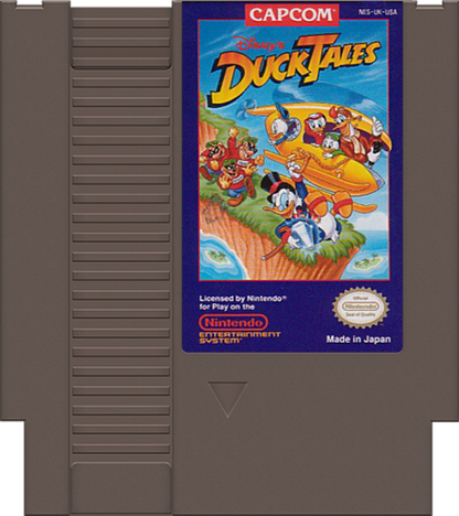 Duck Tales – Nintendo Entertainment System (NES) Front Cover Cartridge Art Image 