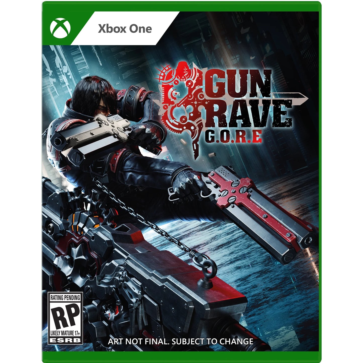Gungrave G.O.R.E. cover art for Xbox One (XONE) video game