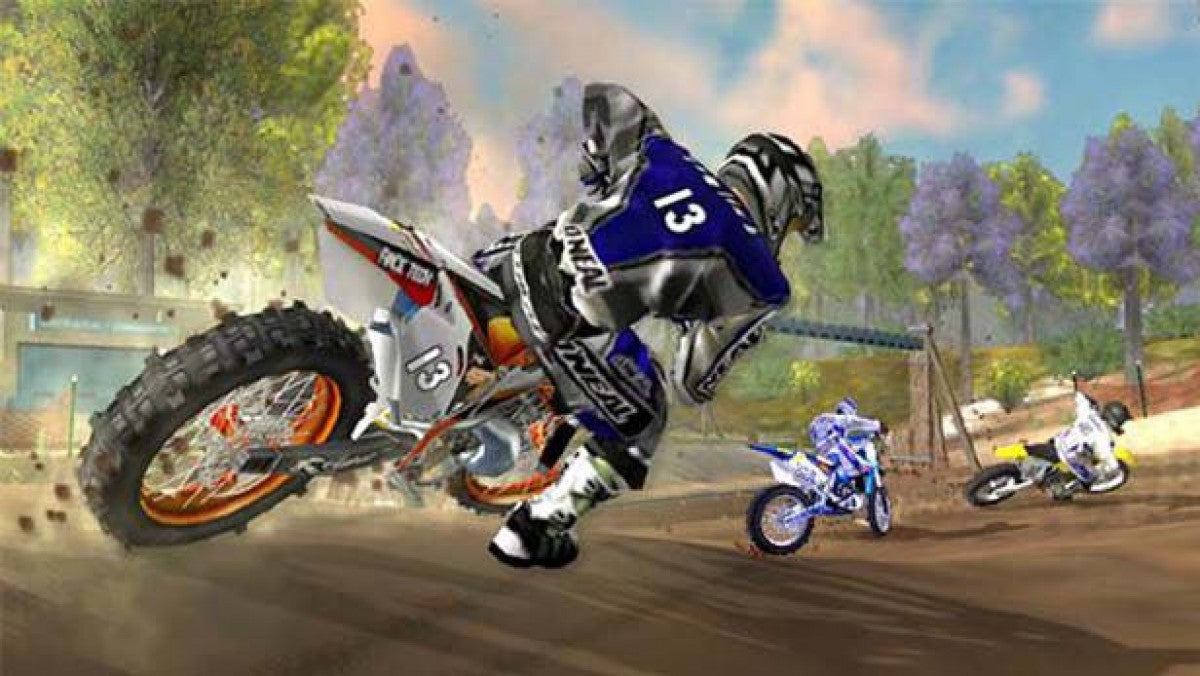 MX Unleashed – PlayStation 2 (PS2) motocross racing video game gameplay