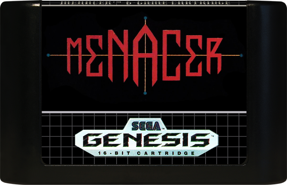 Menacer: 6 Game Cartridge cartridge for Sega Genesis (GEN) video game