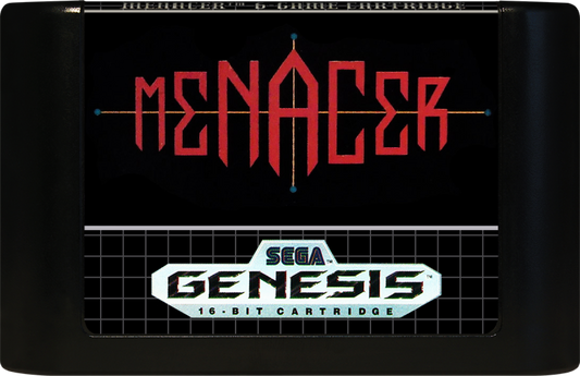 Menacer: 6 Game Cartridge cartridge for Sega Genesis (GEN) video game