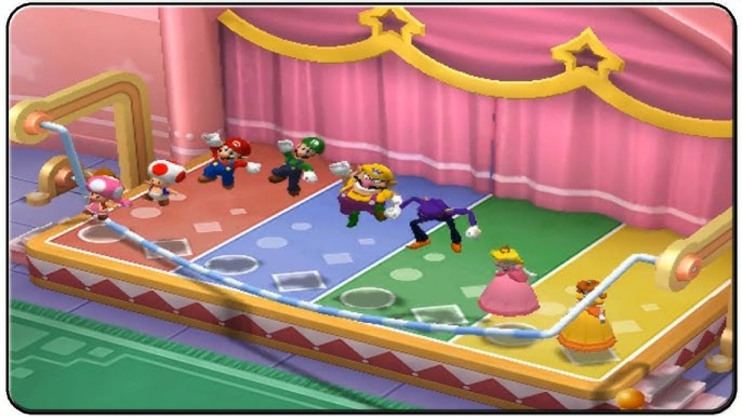 Mario Party 7 microphone bundle for the Nintendo GameCube featuring party style mini games voice controlled gameplay modes and multiplayer fun with Mario and friends across colorful themed boards gameplay
