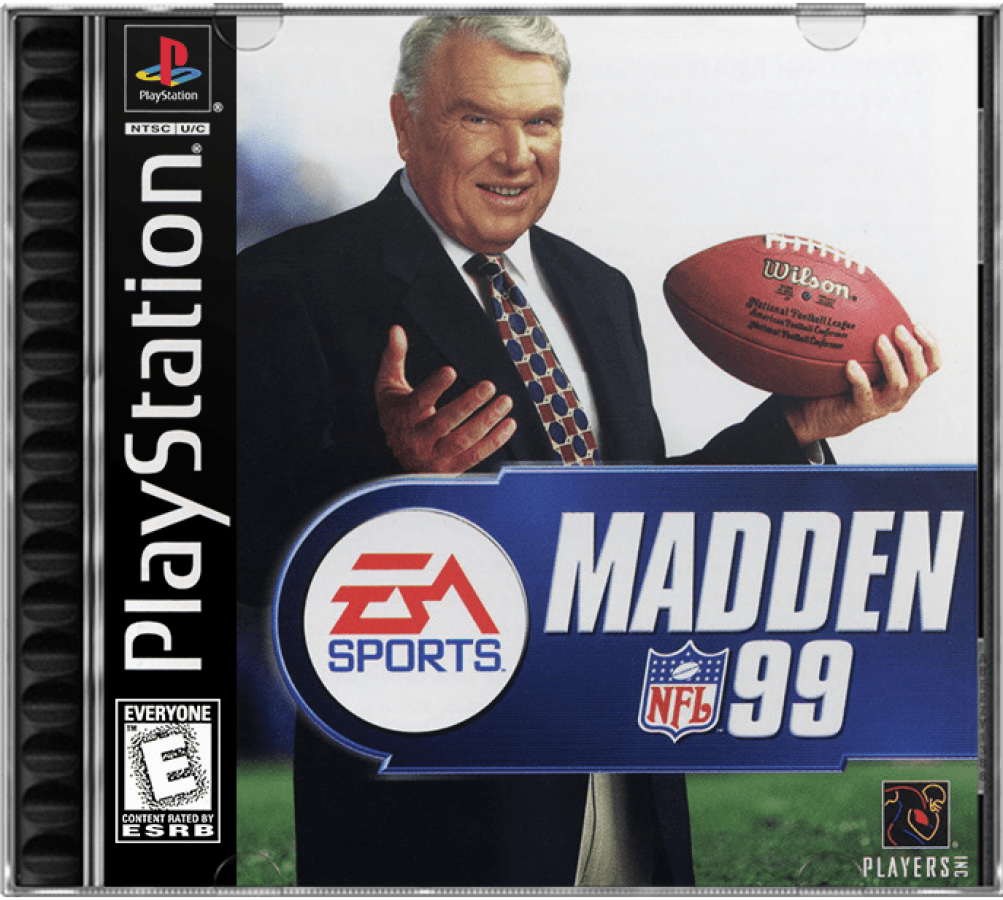 Madden NFL 99 cover art for PlayStation 1 (PS1) video game