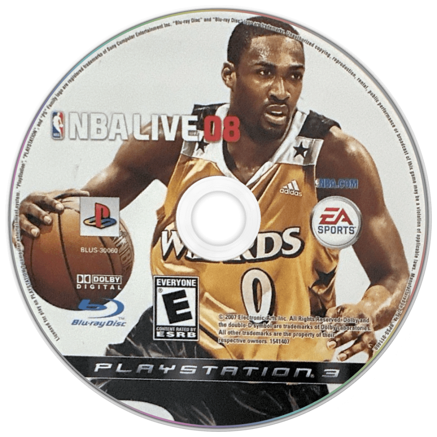 NBA Live 08 disc for PlayStation 3 (PS3) video game