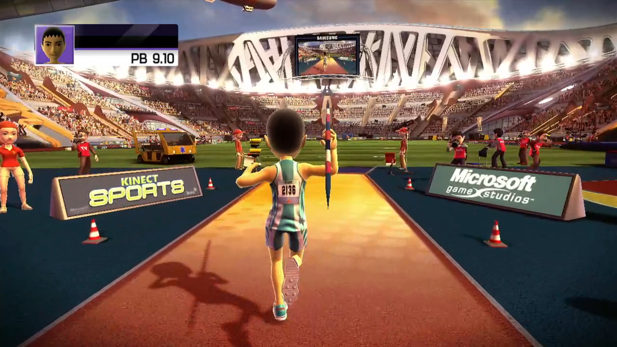 Kinect Sports for Xbox 360 motion controlled sports video game featuring full body Kinect gameplay family friendly multiplayer activities and interactive athletic challenges experience gameplay