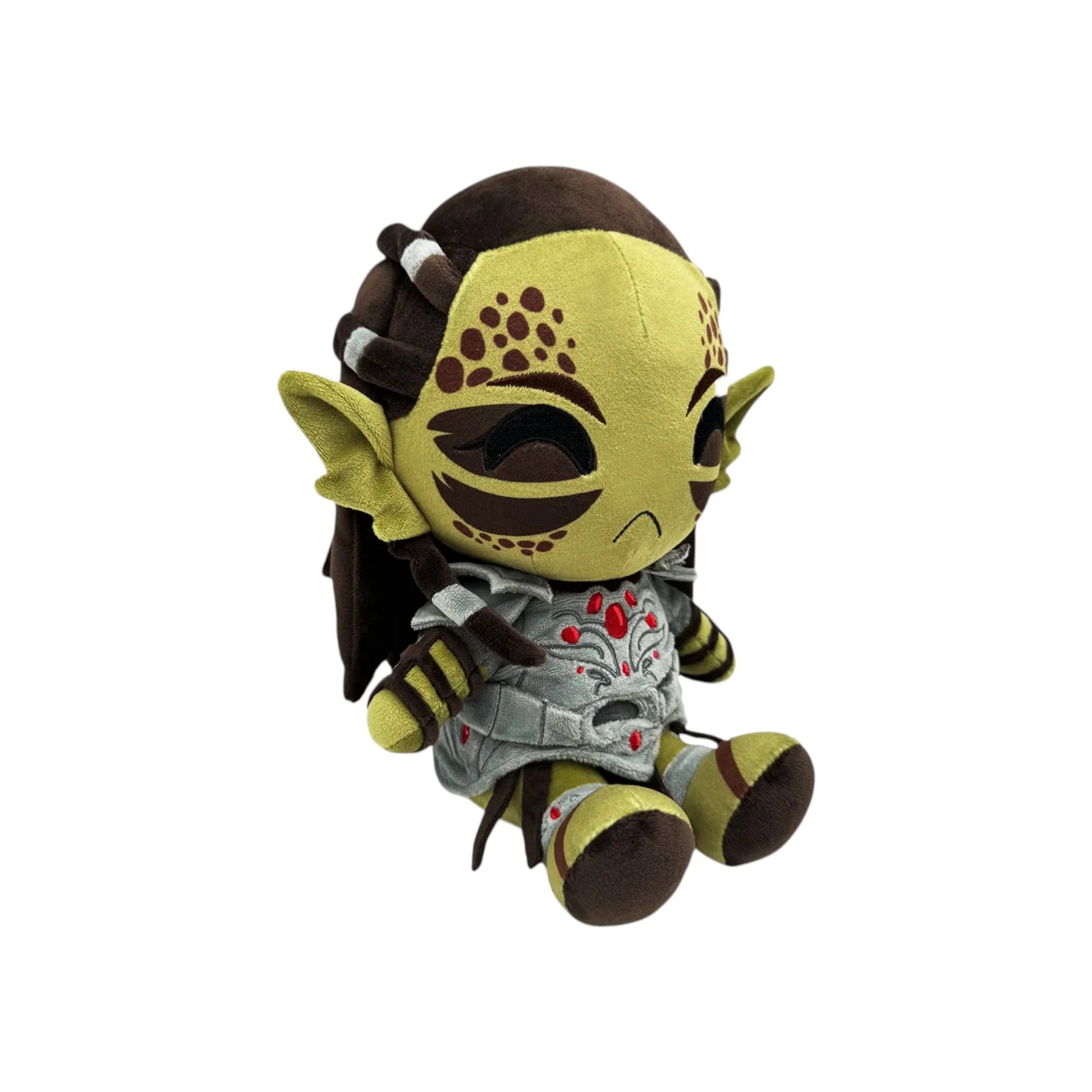 Lae'zel 9 Inch Plush featuring Baldur's Gate 3 inspired character design soft collectible plush detailed embroidered features display worthy craftsmanship gaming merchandise and collectible gaming appeal