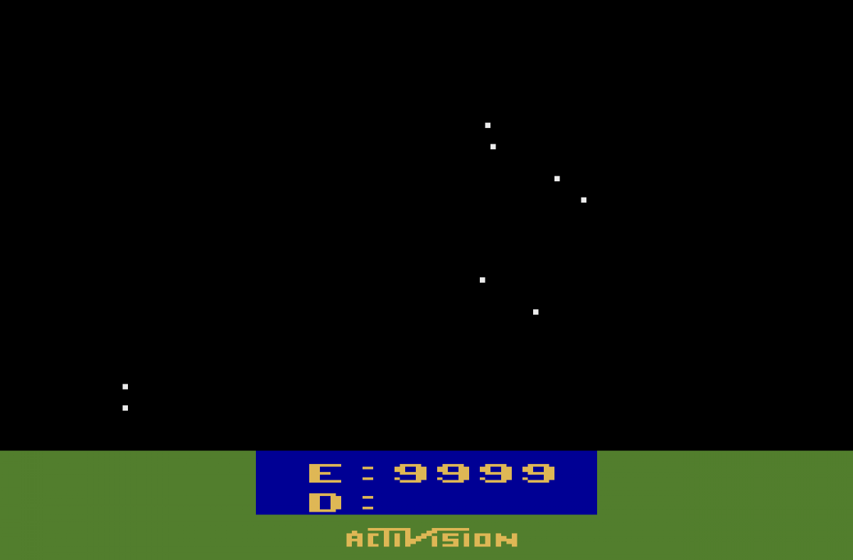 Starmaster for Atari 2600 with classic space combat and starship simulation theme gameplay