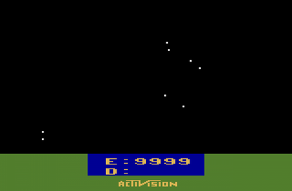Starmaster for Atari 2600 with classic space combat and starship simulation theme gameplay