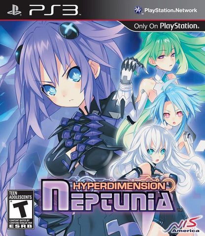 Hyperdimension Neptunia cover art for PlayStation 3 (PS3) video game
