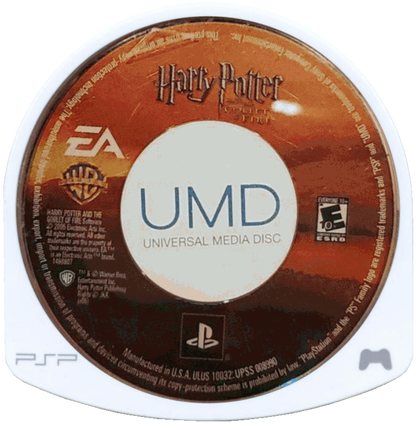 Harry Potter and the Goblet of Fire disc for PlayStation Portable (PSP) action-adventure video game